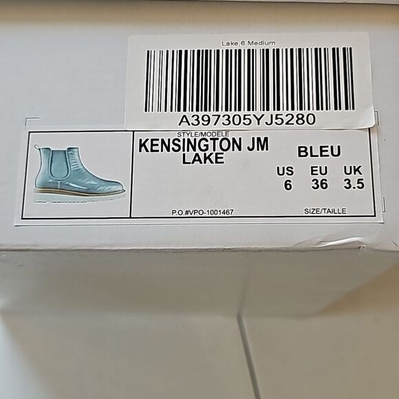 Cougar Womens Kensington Lake Bleu Boot Size 6 Medium - Picture 5 of 6